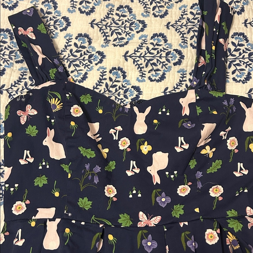 ModCloth x Collectif rabbit belted retro dress - Picture 9 of 10